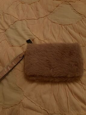 Victoria’s Secret Fur Clutch- Blush Pink